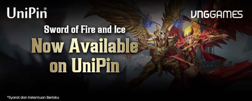 Sword of Fire and Ice telah hadir di UniPin! Segera Top Up dan Mainkan keseruannya!